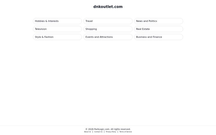 Screenshot of dnkoutlet.com