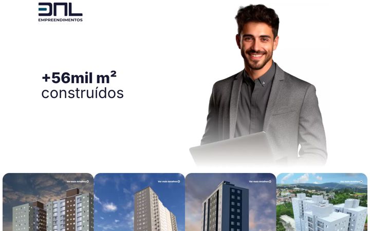 Screenshot of dnlempreendimentos.com.br