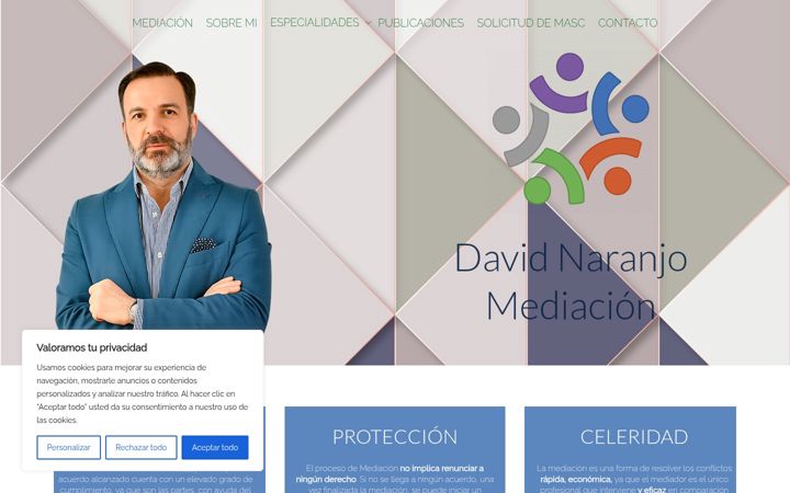 Screenshot of dnmediacion.es