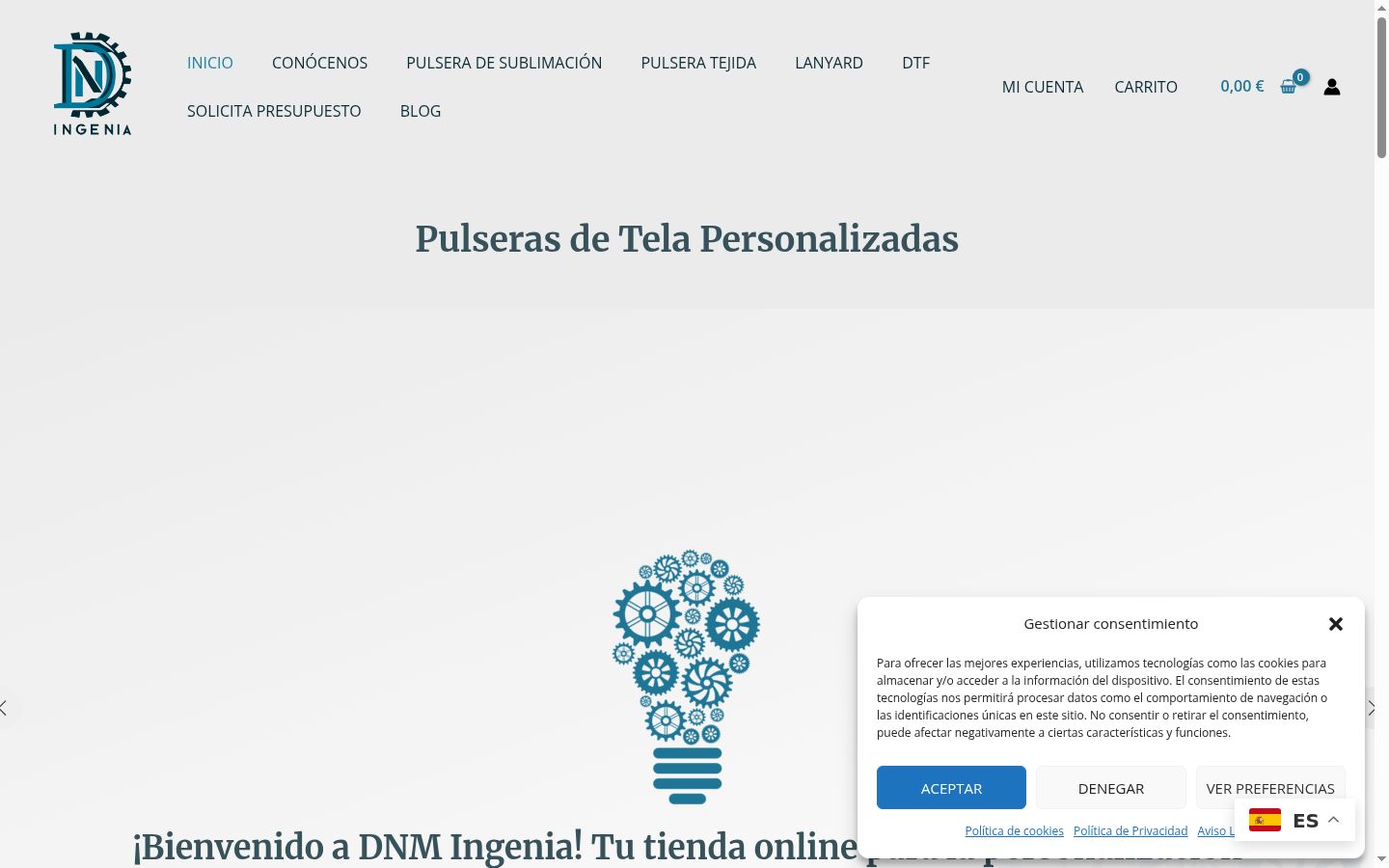 Screenshot tal-banner tal-kunsens muri qabel kwalunkwe interazzjoni