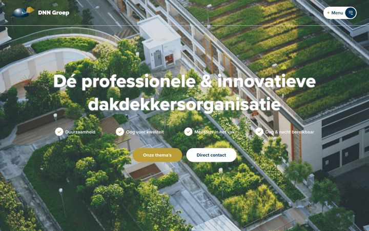 Posnetek zaslona dnn.nl