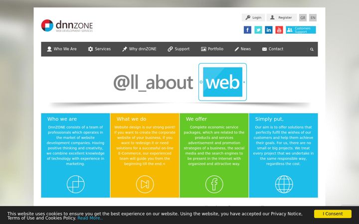 Screenshot of dnnzone.eu