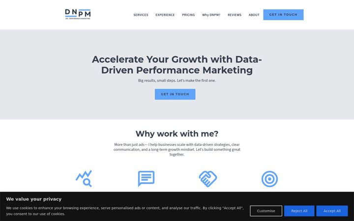 Screenshot of dnpm.digital