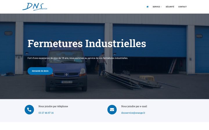Zrzut ekranu dns-service.fr