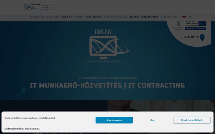 Screenshot of dns-sw.hu