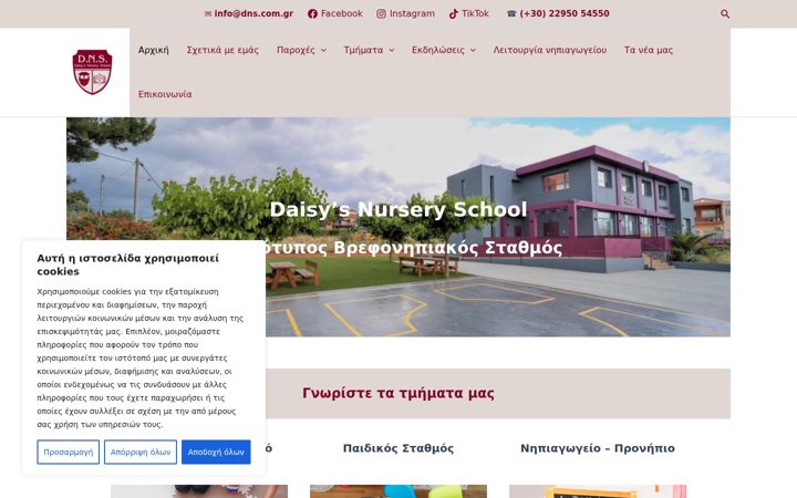 Screenshot of dns.com.gr