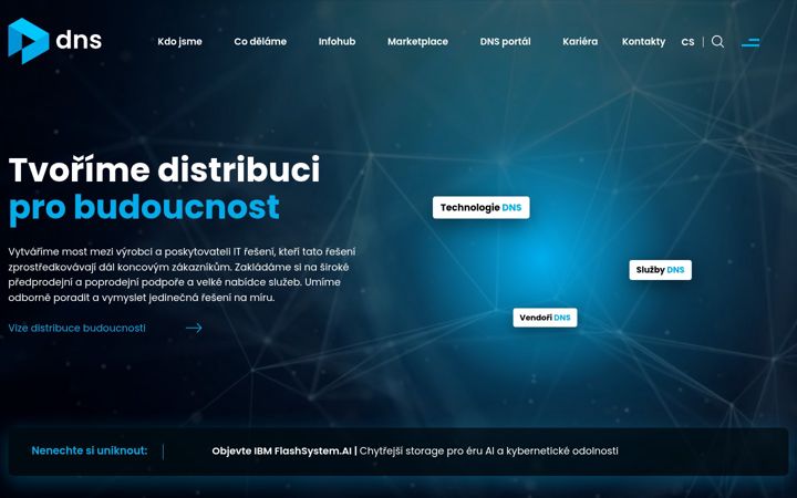 Screenshot of dns.cz