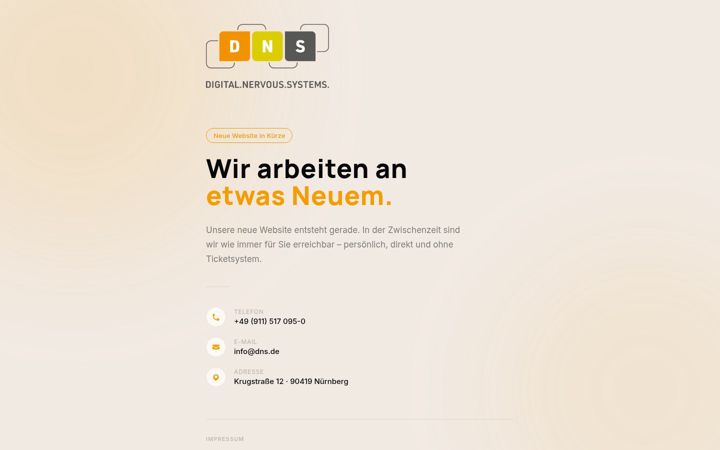 Screenshot of dns.de