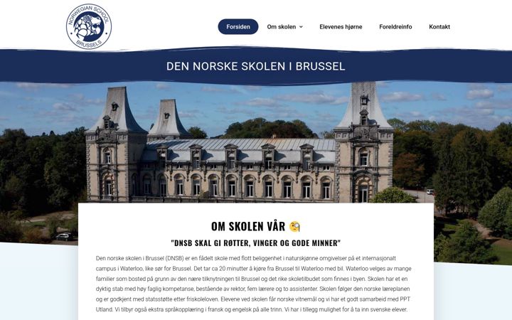 Screenshot of dnsb.be