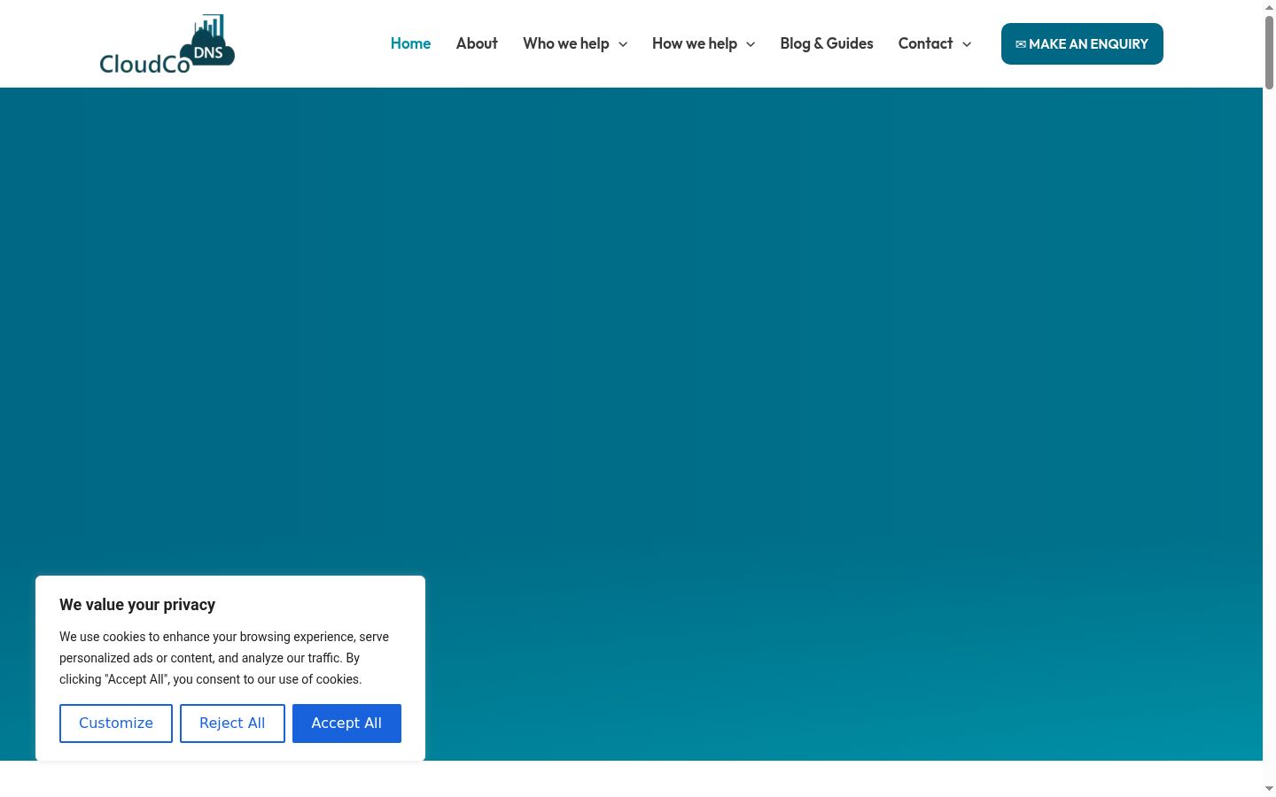 Screenshot tal-banner tal-kunsens muri qabel kwalunkwe interazzjoni