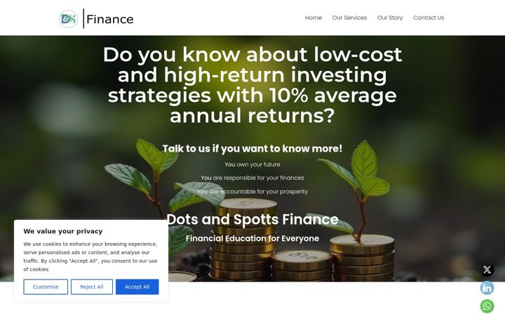 Screenshot of dnsfinance.com