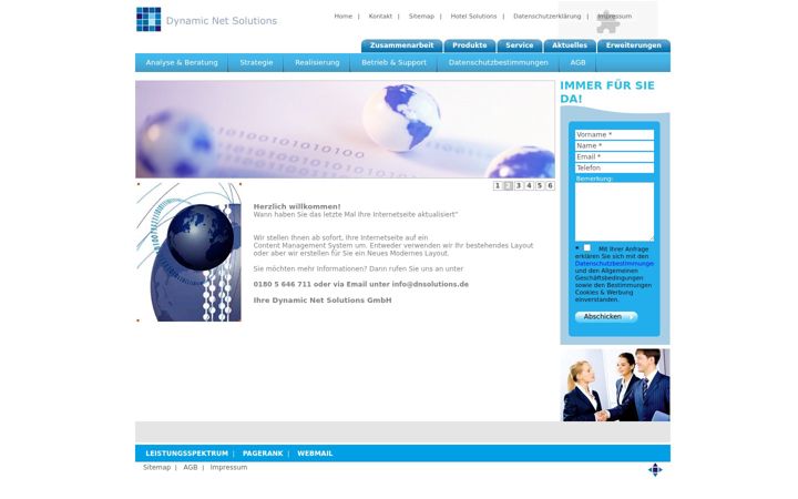 Screenshot of dnsolutions.de