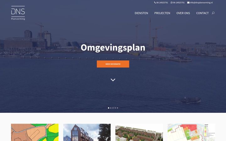 Posnetek zaslona dnsplanvorming.nl