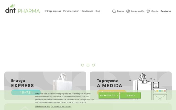 Skjámynd af dntpharma.es