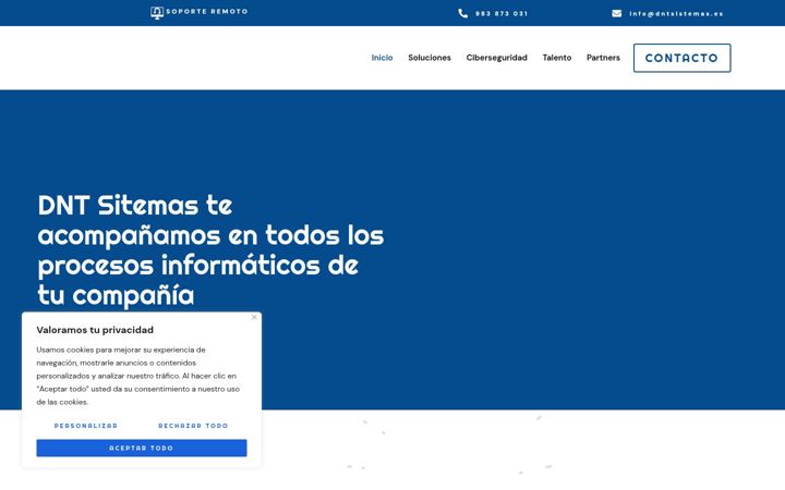 Screenshot of dntsistemas.es
