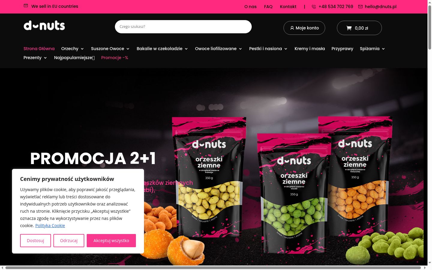 Sutikimo reklamjuostės, rodytos prieš bet kokią sąveiką, ekrano kopija