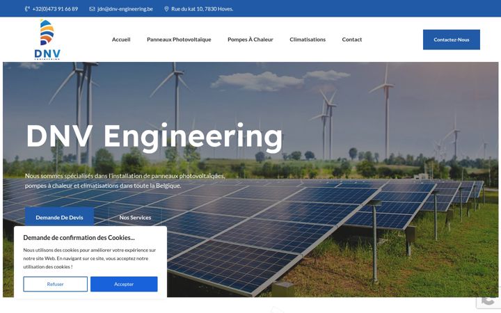 Screenshot of dnv-engineering.be