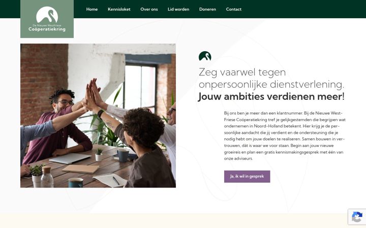 Screenshot of dnwfc.nl