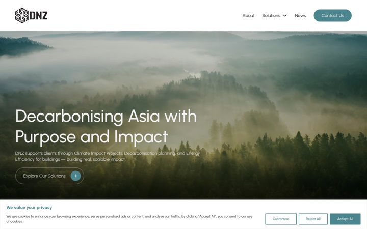 Screenshot of dnz.asia