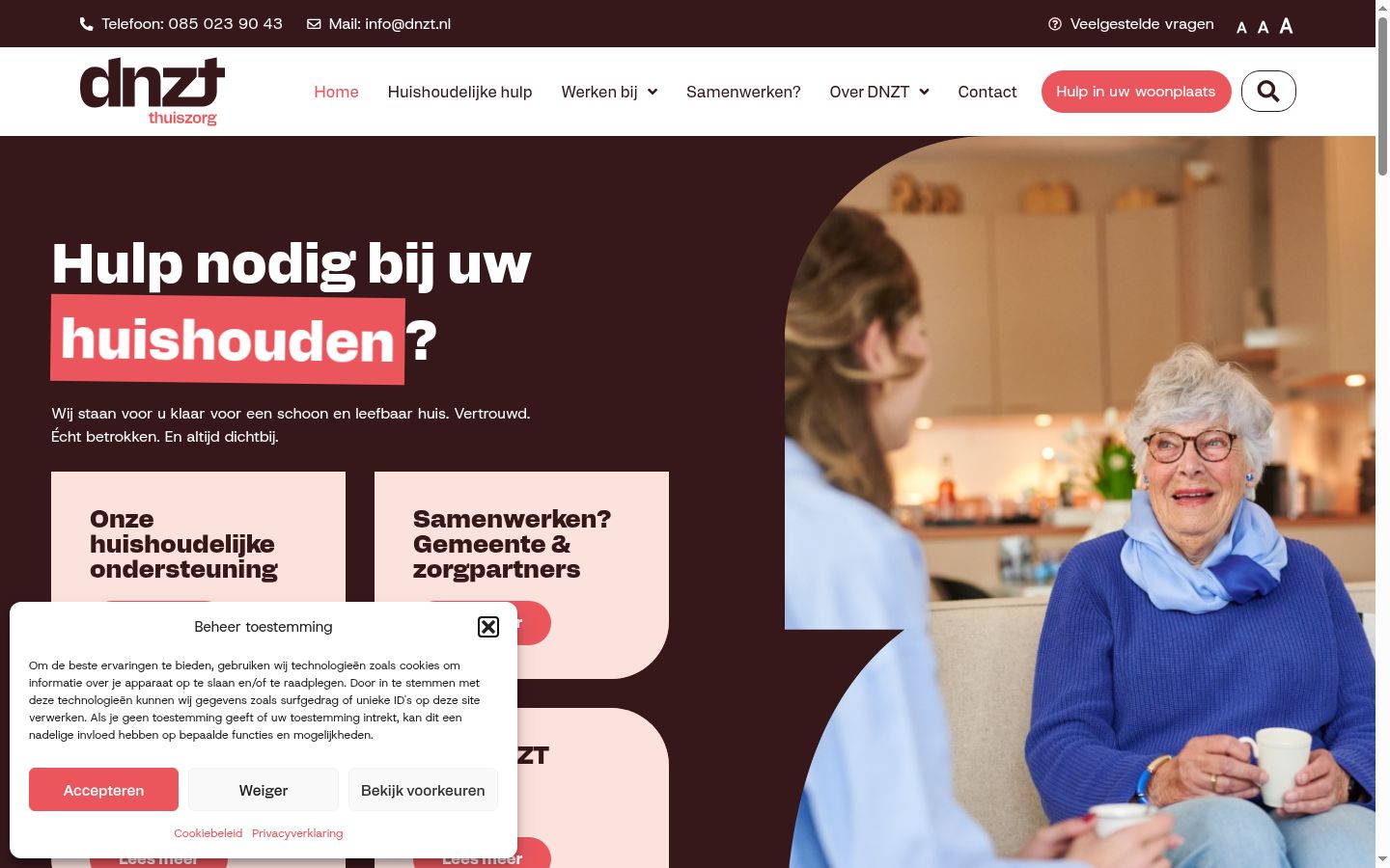 Ekraanipilt nõusolekubännerist, mida näidati enne mis tahes suhtlust