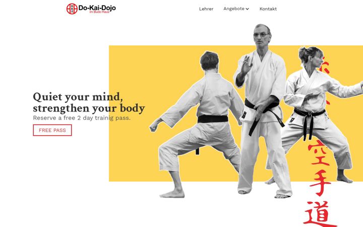 Screenshot of do-kai-dojo.de