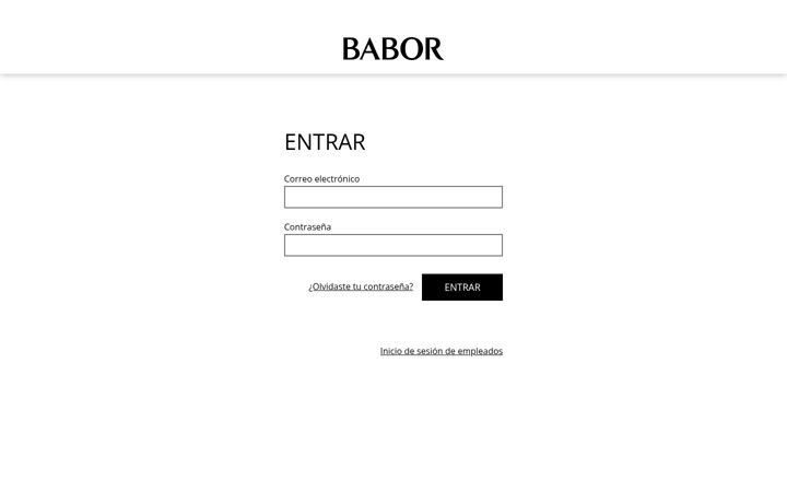Screenshot of do-professionals.babor.com