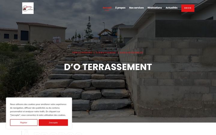 Zrzut ekranu do-terrassement.fr