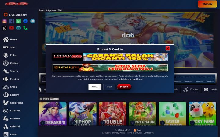 Screenshot of do6.org