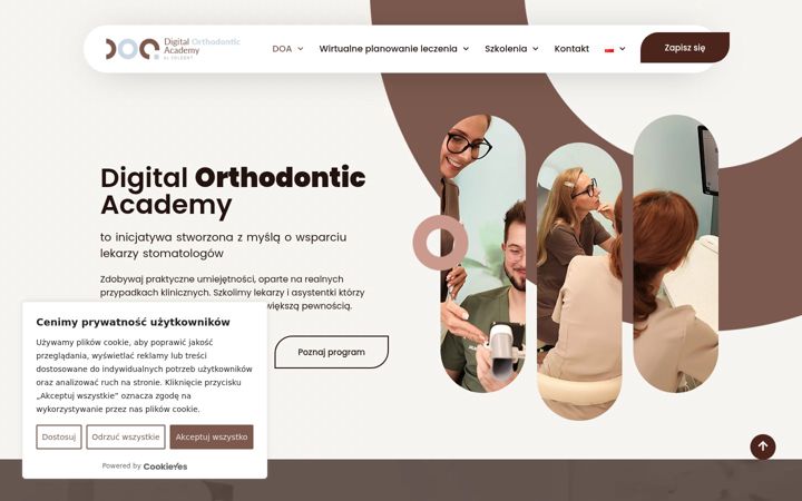 Screenshot of doa.edu.pl