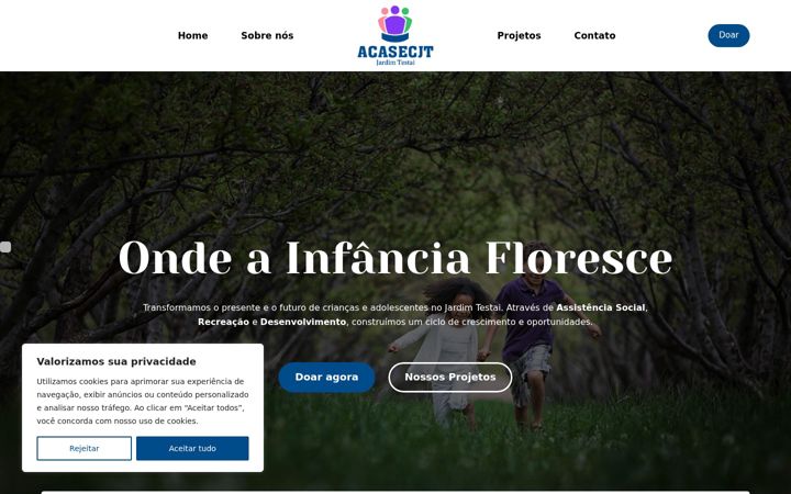 Screenshot of doacoestestai.com