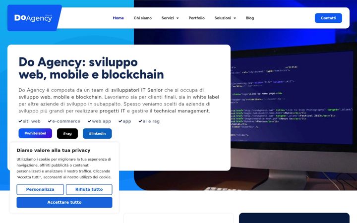 Screenshot of doagency.it