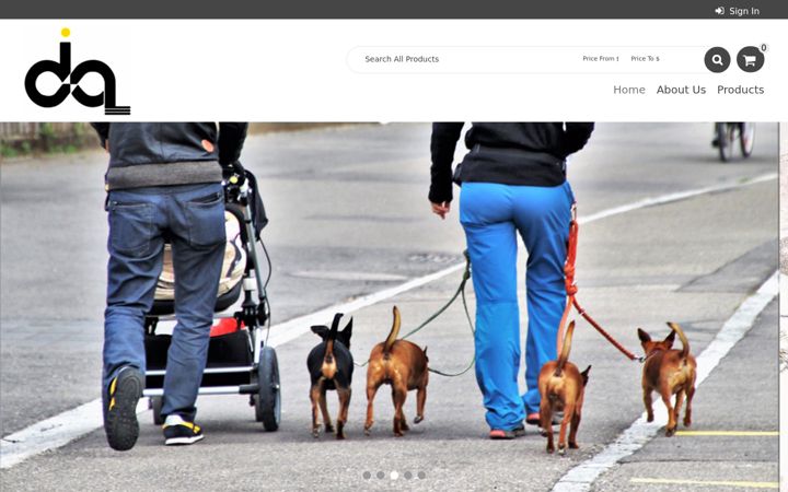 Screenshot of doalright.com