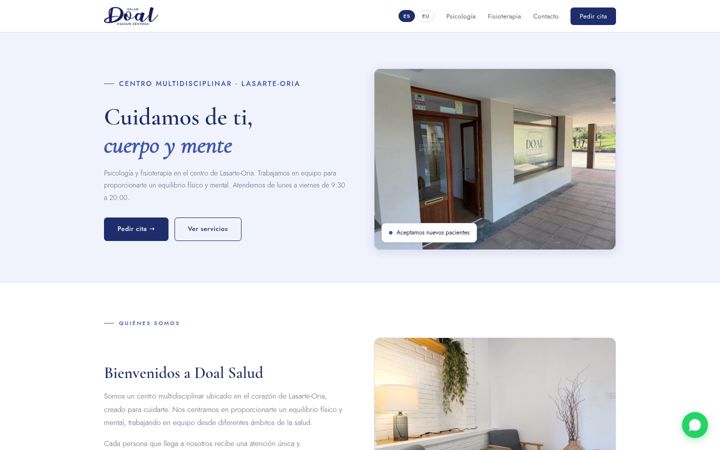 Screenshot of doalsalud.com