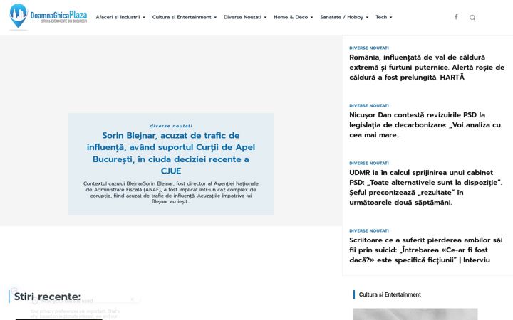 Screenshot of doamnaghicaplaza.ro