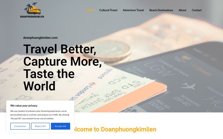 Screenshot of doanphuongkimlien.com