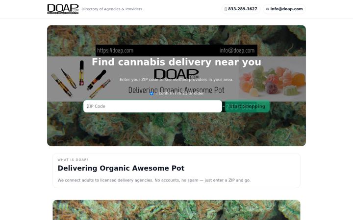 Screenshot of doap.com