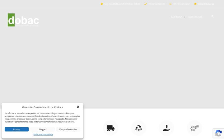 Screenshot of dobac.pt