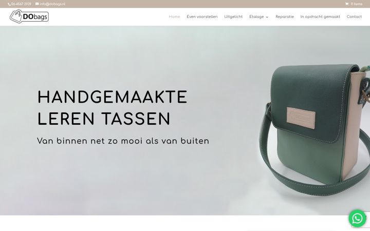 Posnetek zaslona dobags.nl