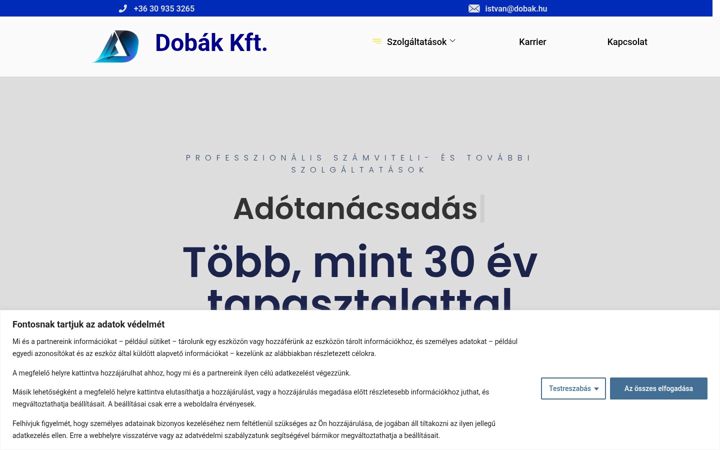 Screenshot of dobak.hu
