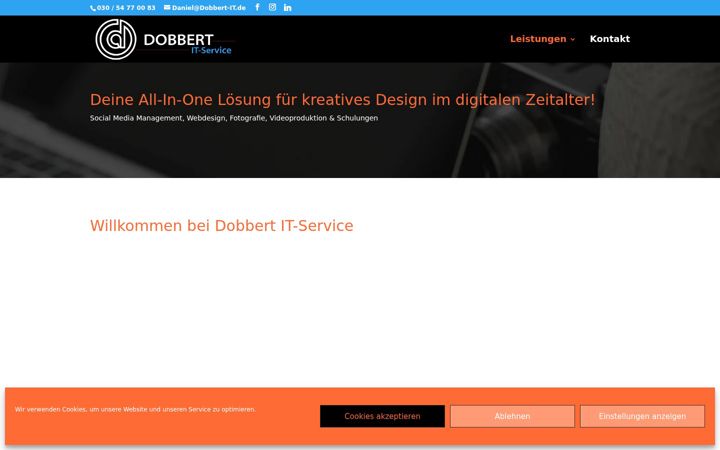 Screenshot of dobbert-it.de