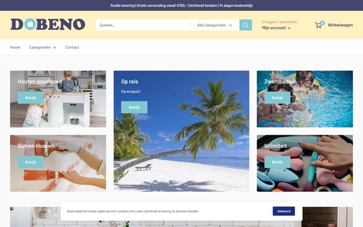 Screenshot of dobeno.nl