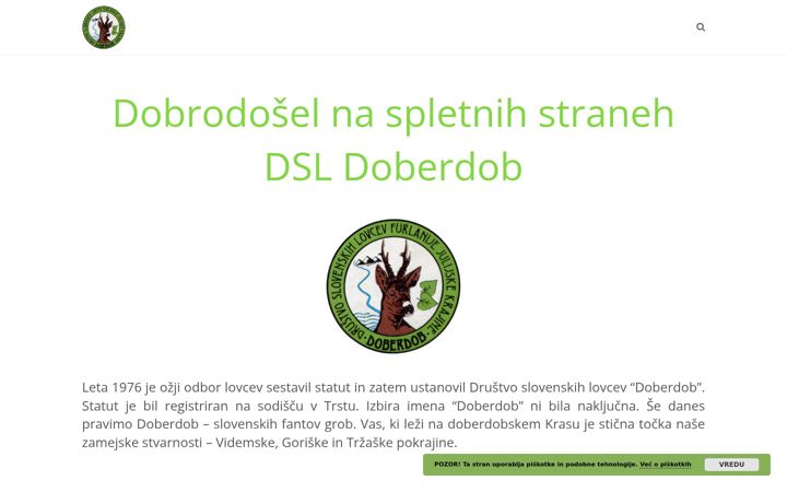 Kuvakaappaus sivustosta doberdob.eu
