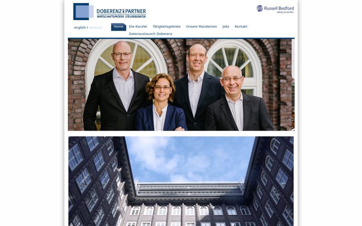 Screenshot of doberenz.de