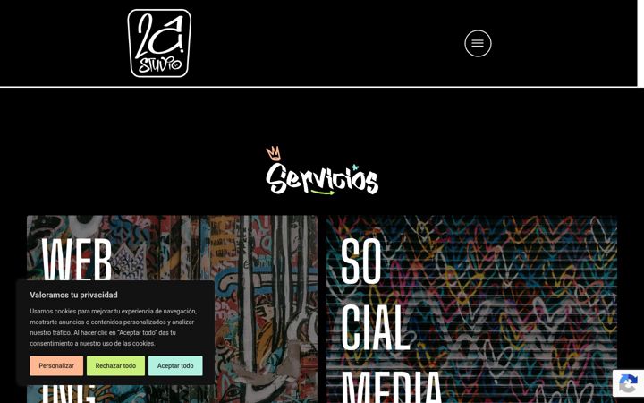 Screenshot of dobleastudio.com