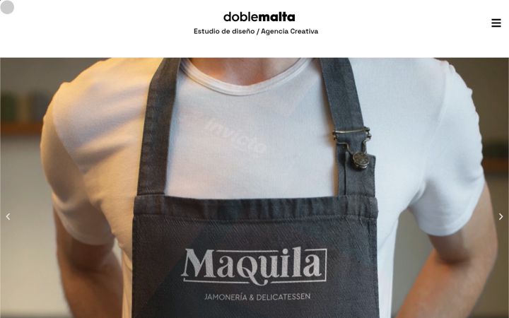 Screenshot of doblemaltaestudio.com