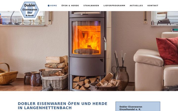 Snímek obrazovky dobler-einzelhandel.de