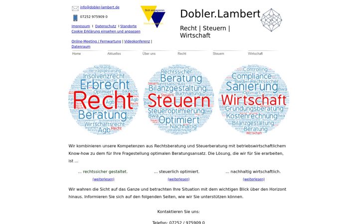 Screenshot of dobler-lambert.de