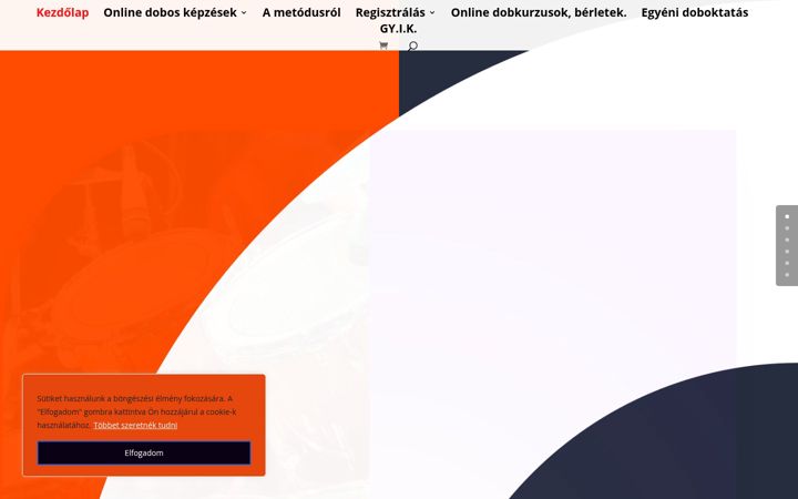 Screenshot of dobmozaikonline.hu