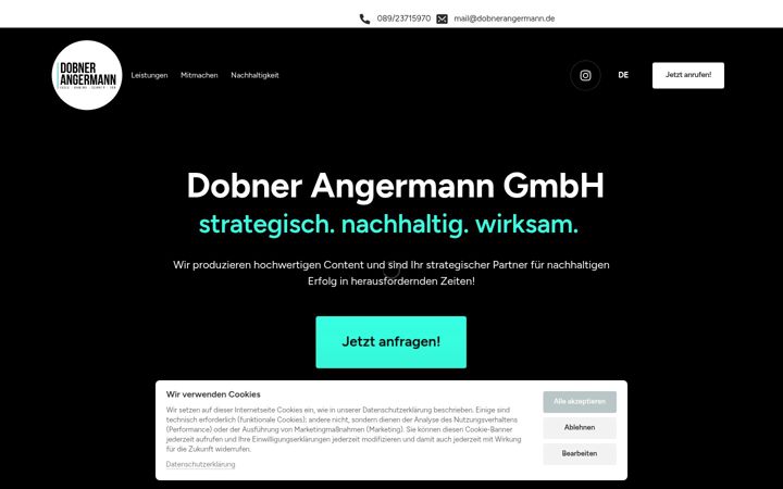 Screenshot of dobnerangermann.com