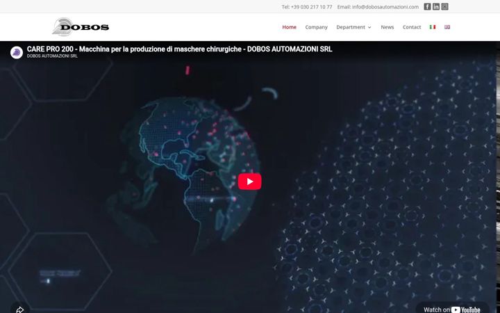 Captura de pantalla de dobos.it